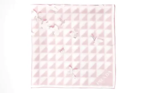 PRADA Knit Scarves Women's Pink