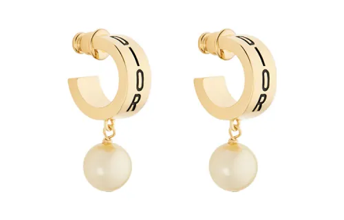 DIOR Earrings Women's Gold
