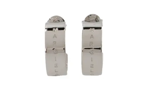 Maison Margiela Brass Earrings Women's Silver