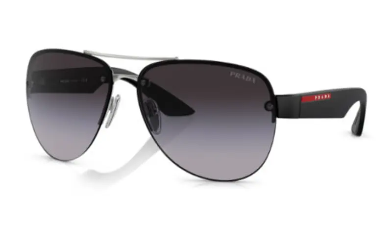 PRADA Aviator Sunglasses Men's Black