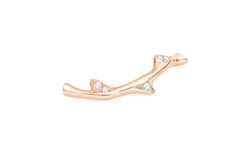 DIOR Rose Earrings Women's Rose Gold