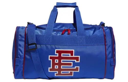 Adidas, adjustable removable foldable straps with zipper, one-shoulder bag, dark blue sports bag for men and women, polyester, for beloved