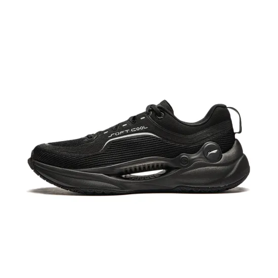 LINING Soft COOL Casual Shoes Men Low-Top Black