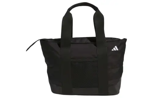 Adidas Recycled Polyester Plain Weave Fabric Handbag Men's Black