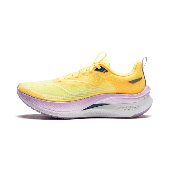 LINING Red Hare 7 Pro Running Shoes Women's Low-Top Neon Canary Yellow