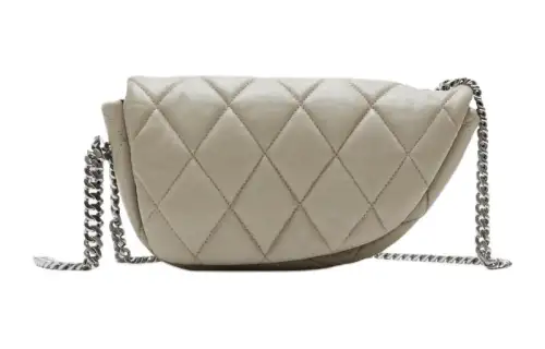 Burberry Sheepskin Crossbody Bag, Shoulder Bag Women's Haze