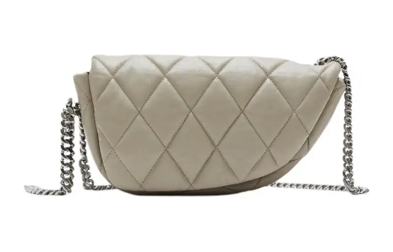 Burberry Sheepskin Crossbody Bag, Shoulder Bag Women's Haze