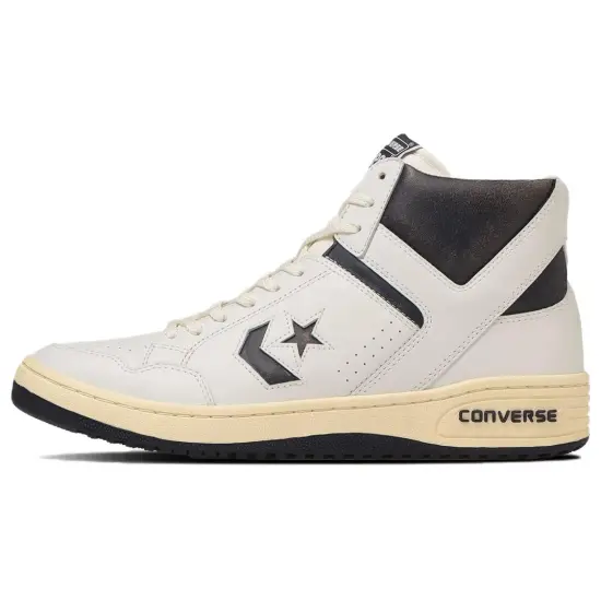 Converse Weapon Skateboard Shoes Unisex High-Top White Black