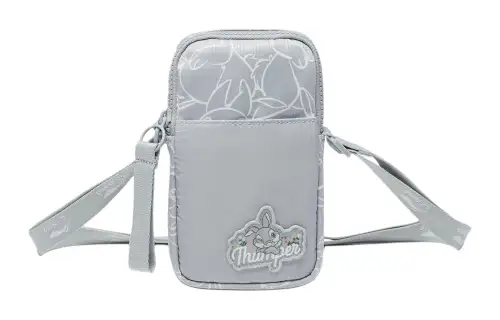 Li Ning Disney Polyester Shoulder Bag, Crossbody Bag Regular Unisex Mist Gray