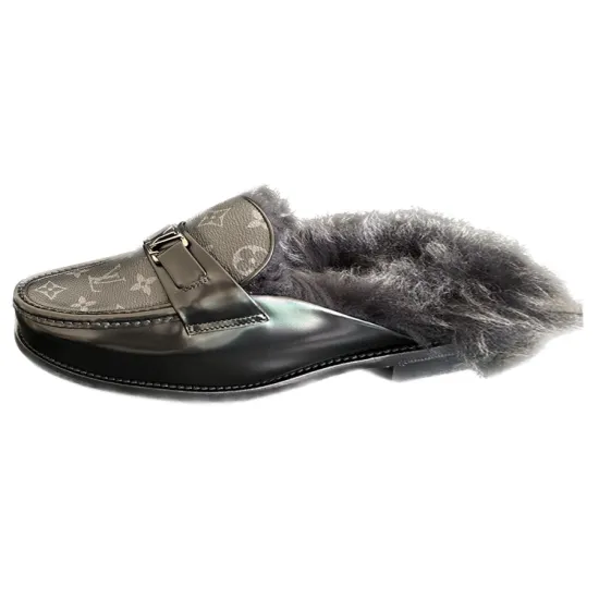 LOUIS VUITTON Loafers Men Black