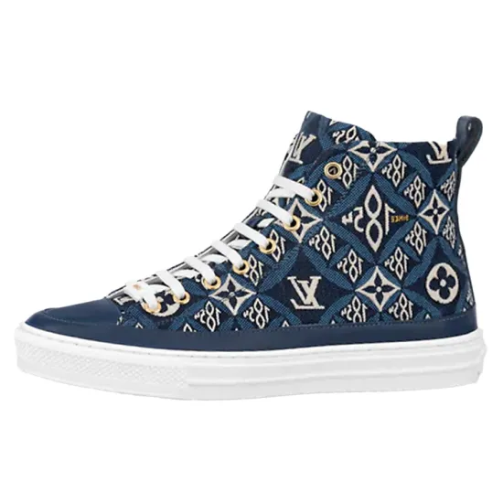 LOUIS VUITTON Stellar Ankle Sneakers 'Blue' Women's