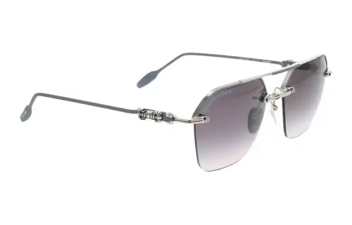 Chrome Hearts Aviator Sunglasses Women's Silver