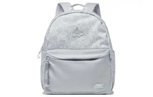 Li Ning Polyester Sports Backpack Unisex Mist Gray