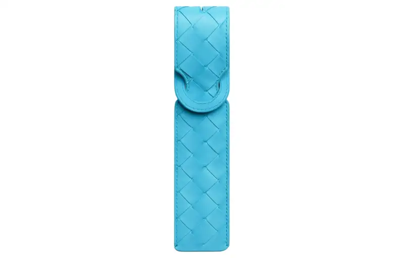 Bottega Veneta Intrecciato Calfskin Bag Accessory Men's Ice Blue