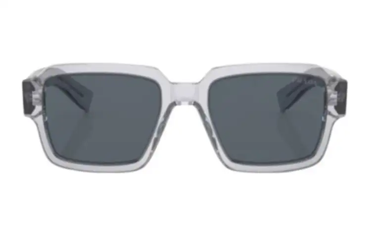 PRADA Eyewear Transparent frame Logo Sunglasses
