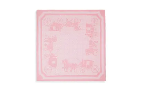 COACH Silk Scarves Women's Pink