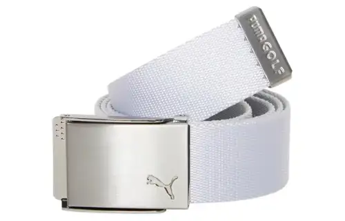 PUMA Logo Identification Belts Unisex White 