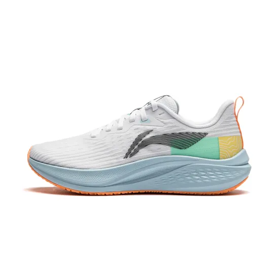 LINING Red Hare 7 Running Shoes Women's Low-Top Standard White/Cooling Green