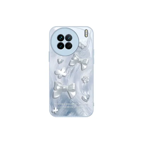 Glass cute trend compatible fresh phone case with bow, S18, material, internet celebrity, x100, 90/80/, 10/, 8