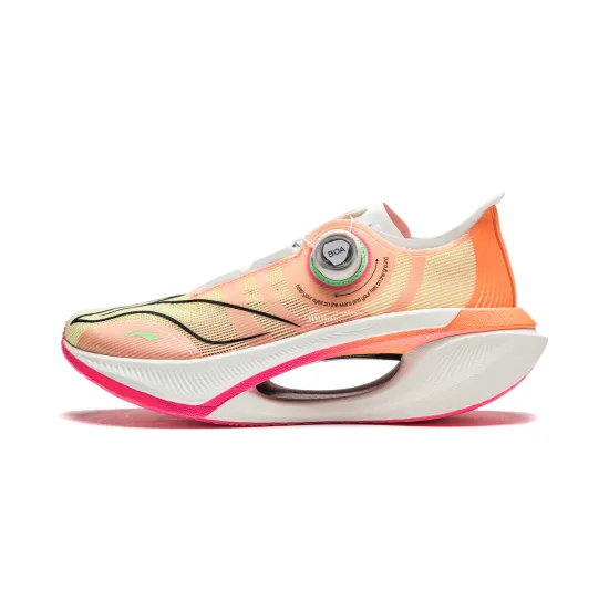 LINING Jueying 2 Running Shoes Unisex Low Top Fluorescent Lotus Pink