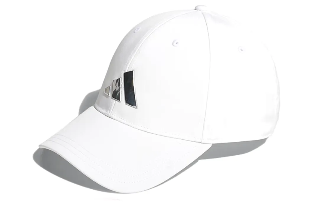 adidas Bright Logo Cotton Polyester Baseball Cap White