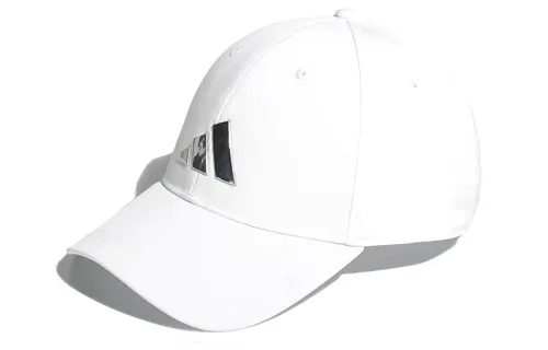 adidas Bright Logo Cotton Polyester Baseball Cap White