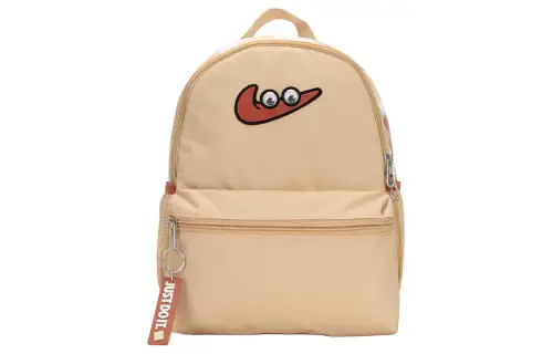 Nike Fabric Backpack Unisex Beige Yellow