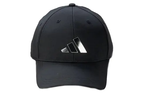 adidas Metallic Micro Logo Sports Sunshade Baseball Cap Black