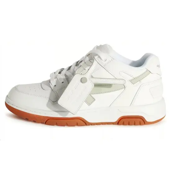 OFF-WHITE Out Of Office Low-Top Sneaker 'White Brown' Women's