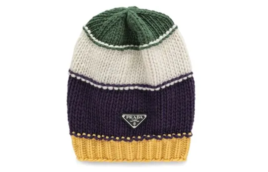 PRADA Wool Beanies Women's Multicolor