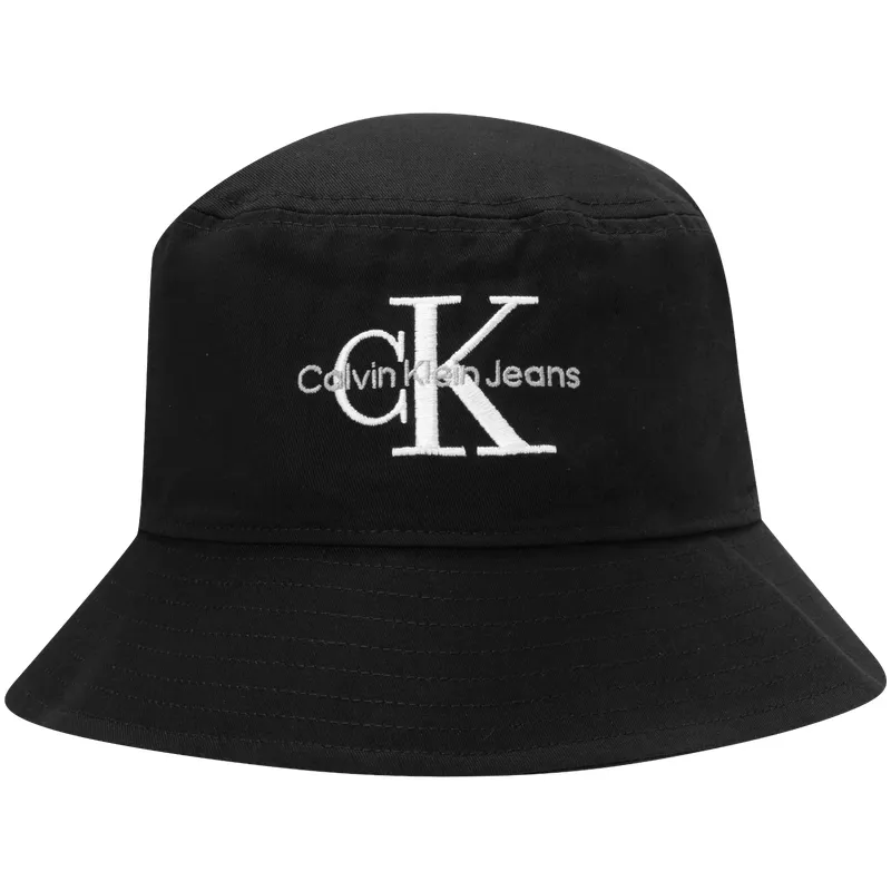CALVIN KLEIN Cotton Bucket Hats Unisex Black