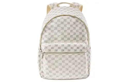 Li Ning Polyester Sports Backpack Unisex White & Dark Ship Blue