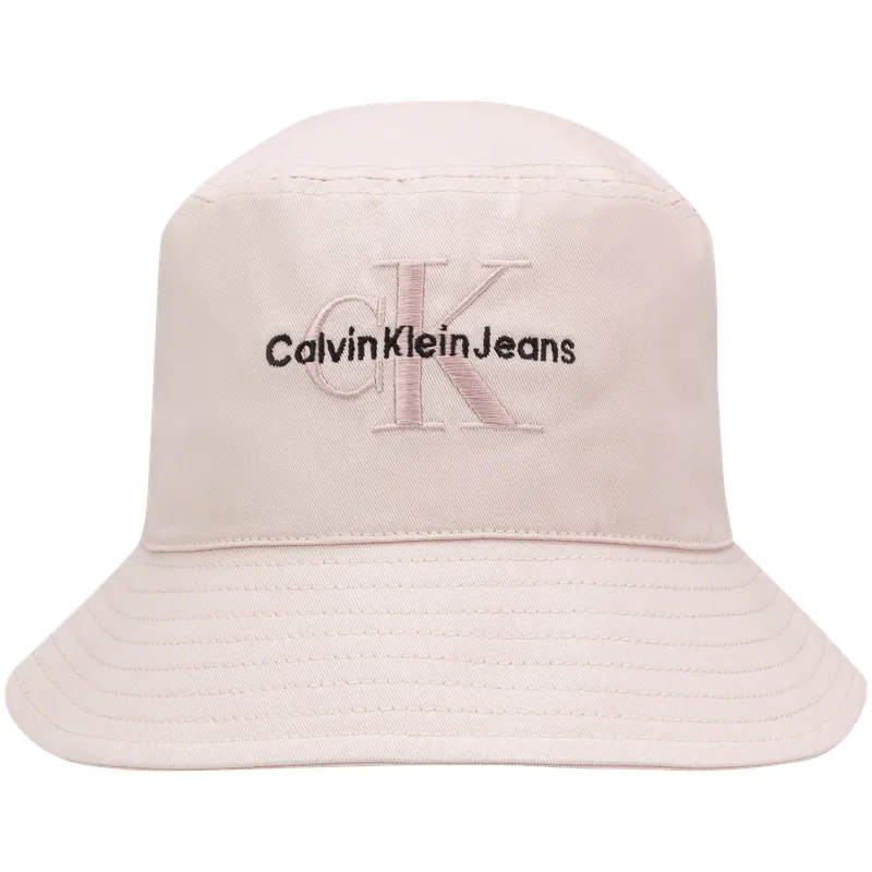 CALVIN KLEIN Cotton Bucket Hats Unisex Lotus Pink