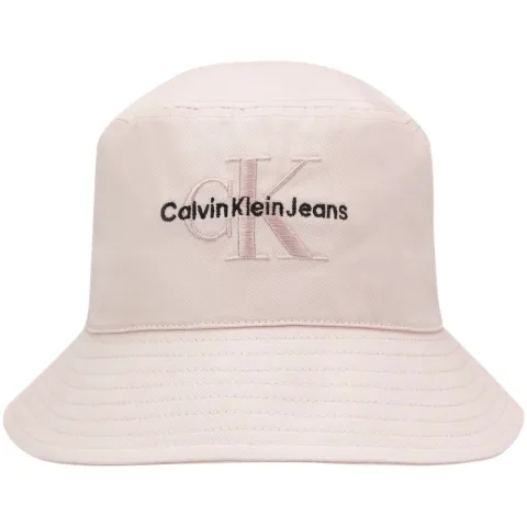 CALVIN KLEIN Cotton Bucket Hats Unisex Lotus Pink