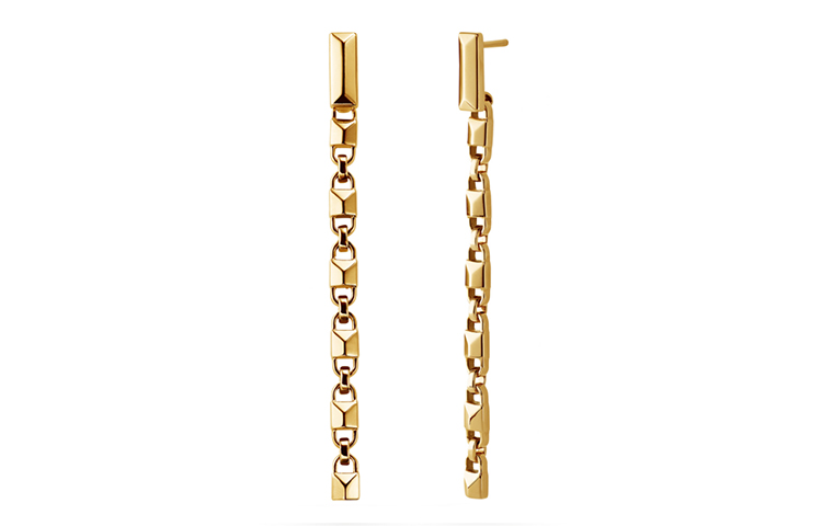 MICHAELKORS Michael Kors 925 silver earrings for women, creative locks, heart locks