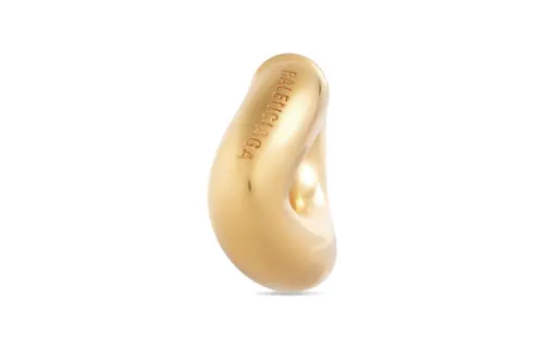 Balenciaga Clip On Earrings Women's Gold