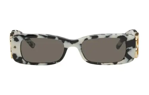 Balenciaga Acetate Square Sunglasses Women's Tortoiseshell