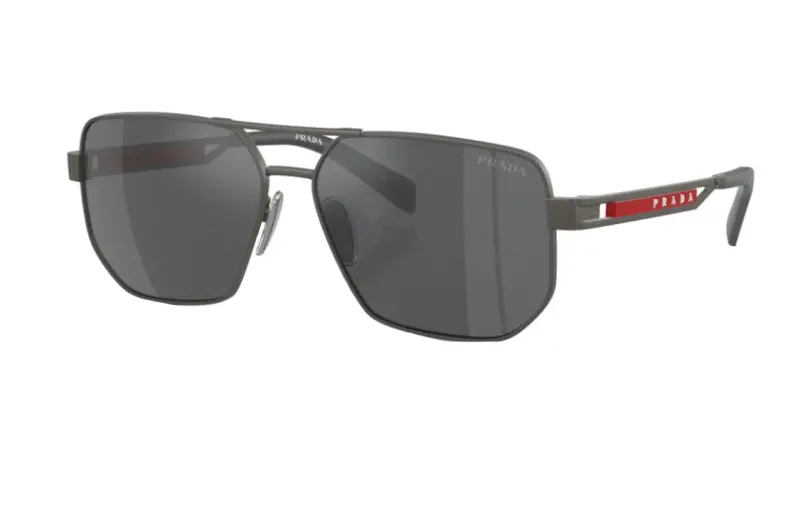 PRADA Aviator Sunglasses Men's Gray