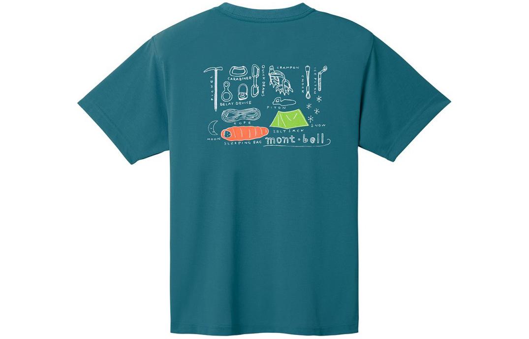 MONTBELL Quick Dry T Shirts Unisex