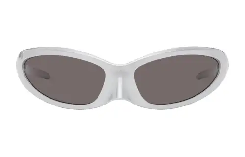 Balenciaga Nylon Cat Eye Sunglasses Men's Gray