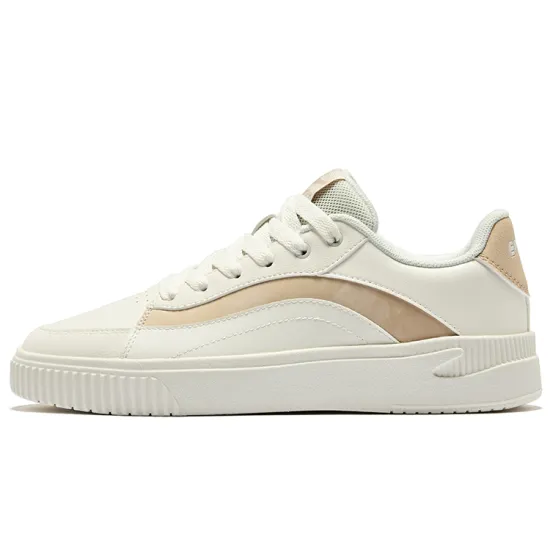 Erke Skateboard Shoes Women's Low-Top Microcrystal White Birch Wood