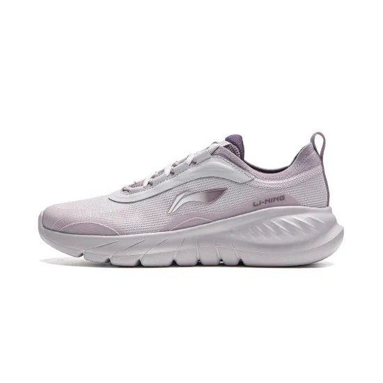 LINING Eazgo Flex Running Shoes Women's Low-Top Gray Purple