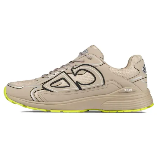 DIOR B30 Casual Shoes Men Low-Top Beige