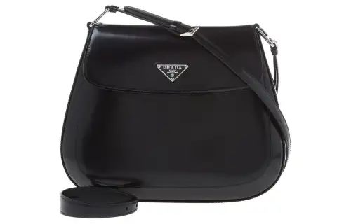 PRADA Leather Handbag, Shoulder Bag Women's Black