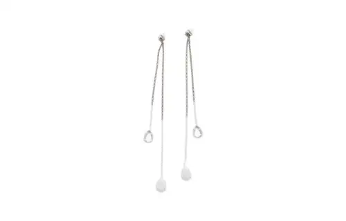 Maison Margiela Drop Earrings Women's White