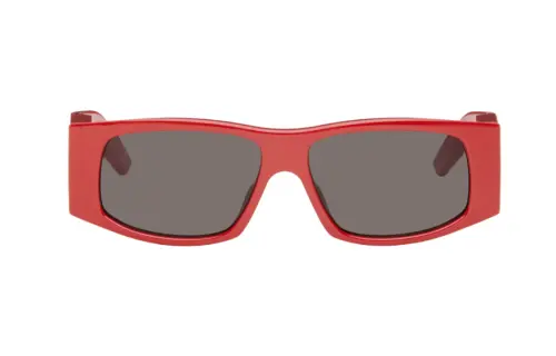 Balenciaga Led rectangle-frame sunglasses