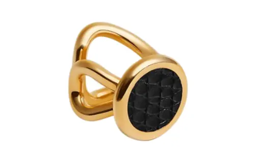 HERMES Clip On Earrings Unisex Gold