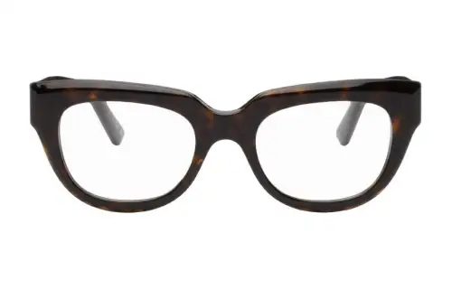 Balenciaga Acetate Oval Eyeglass Frames Men's Tortoiseshell