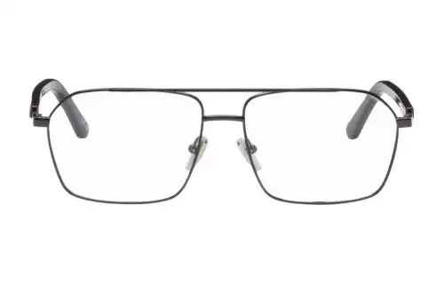 Balenciaga Metal Acetate Square Eyeglass Frames Men's Black