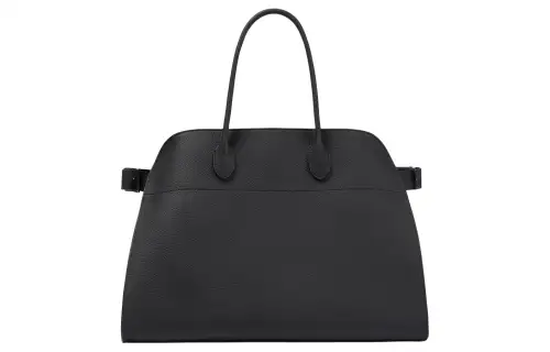 THE ROW Margau Grain Calfskin Tote Bag, Shopping Bag, Handbag Regular Women's Black